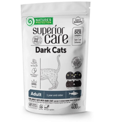 NATURE'S PROTECTION SUPERIOR CARE Dark Cats Grain Free Herring Adult All Breeds 400g